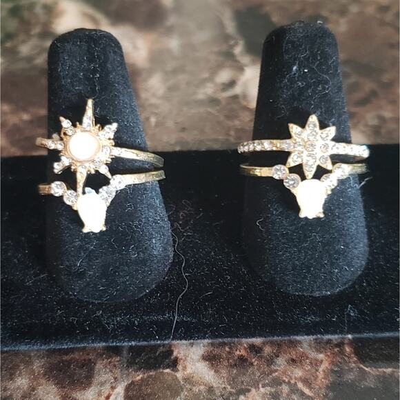 Boho bundle‎ rings size 6-8 - Picture 10 of 11